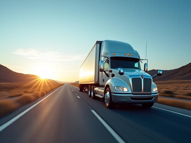 MAJ Transportation semi-trucks on the road