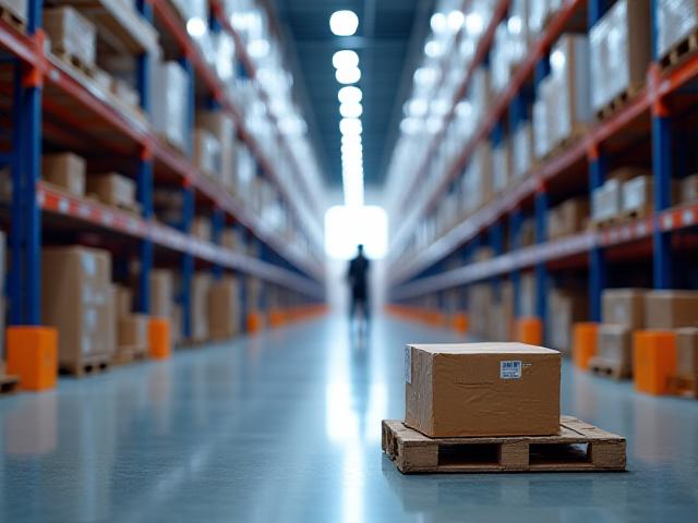 Interior of Riverside logistics warehouse facility