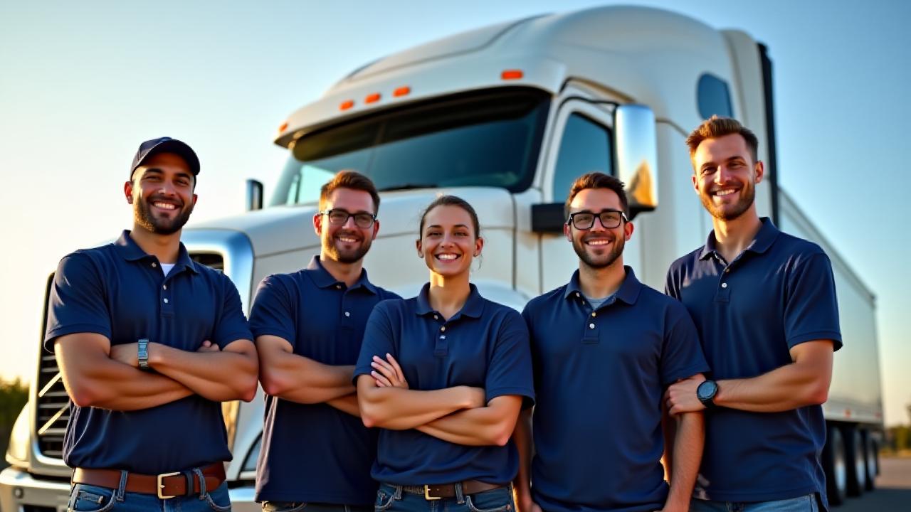The MAJ Transportation professional logistics team and modern fleet
