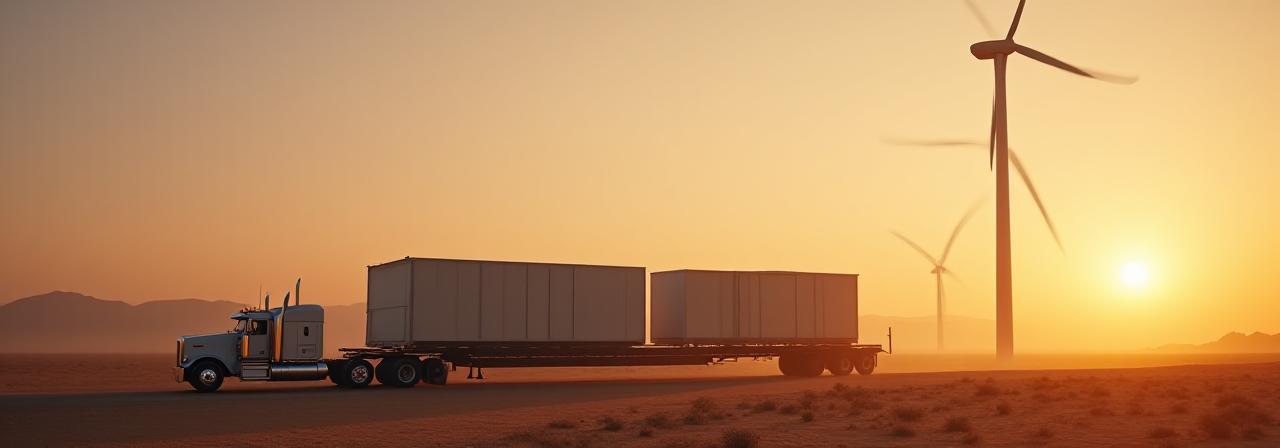 Heavy haulage transport of renewable energy components
