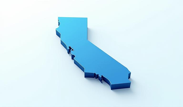 Map of Southern California highlighting MAJ Transportation warehouse proximity to LA Ports and major interstates